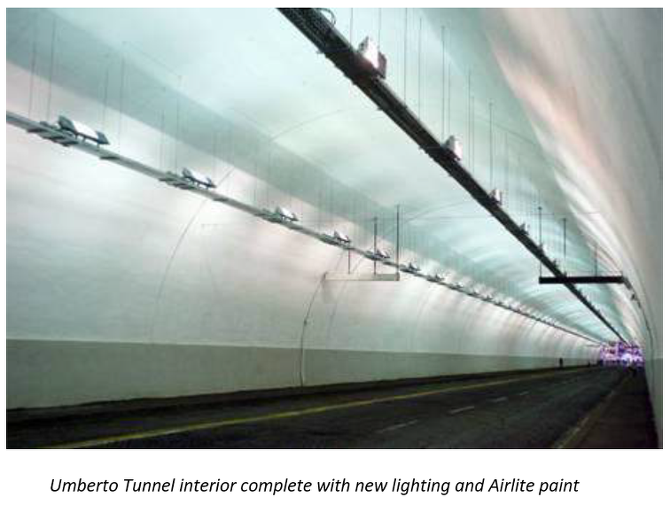 Painting Tunnel with Airlite Air Pollution Reducing Paint