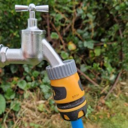 3P Chrome Tap with Click-Connector attached