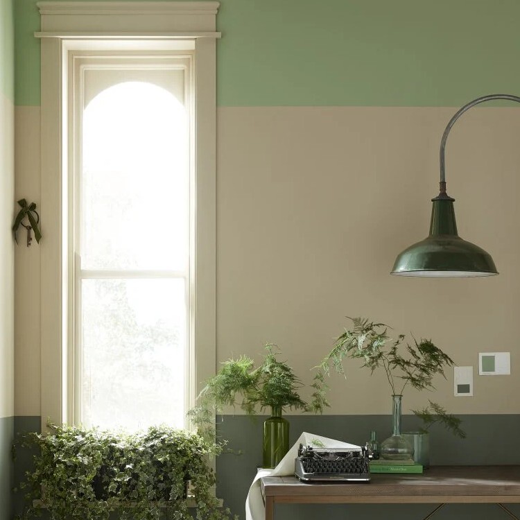 Gradient layering from Earthborn Claypaints in Living Room