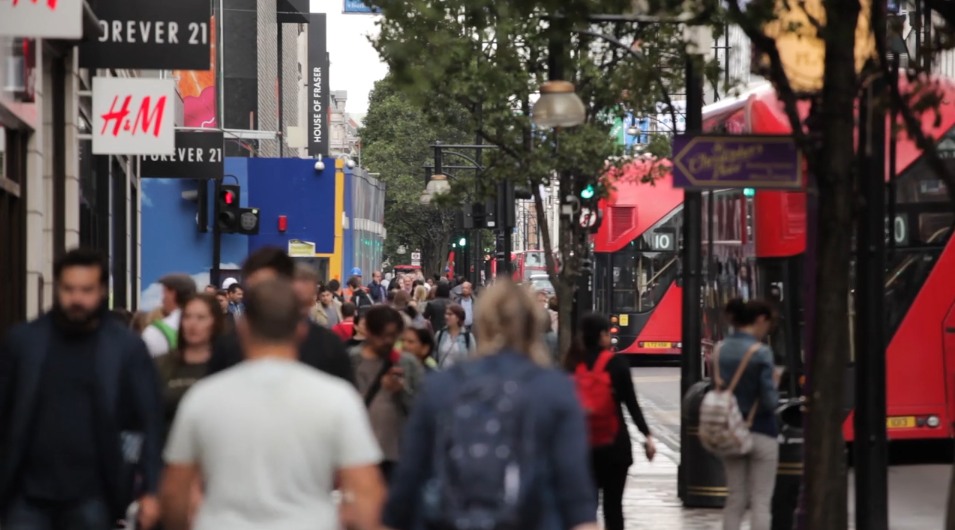 London Air Pollution - Image of Typical London Street