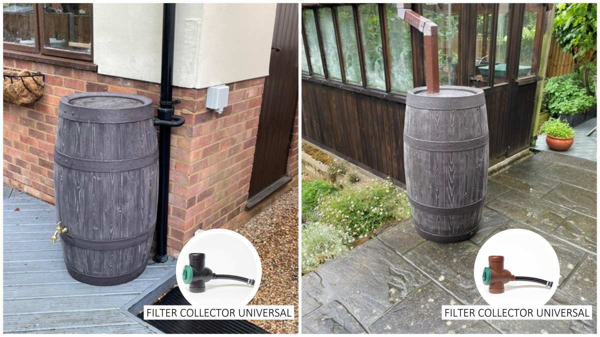 Barrique Water Barrel 250L Wood Effect barrel