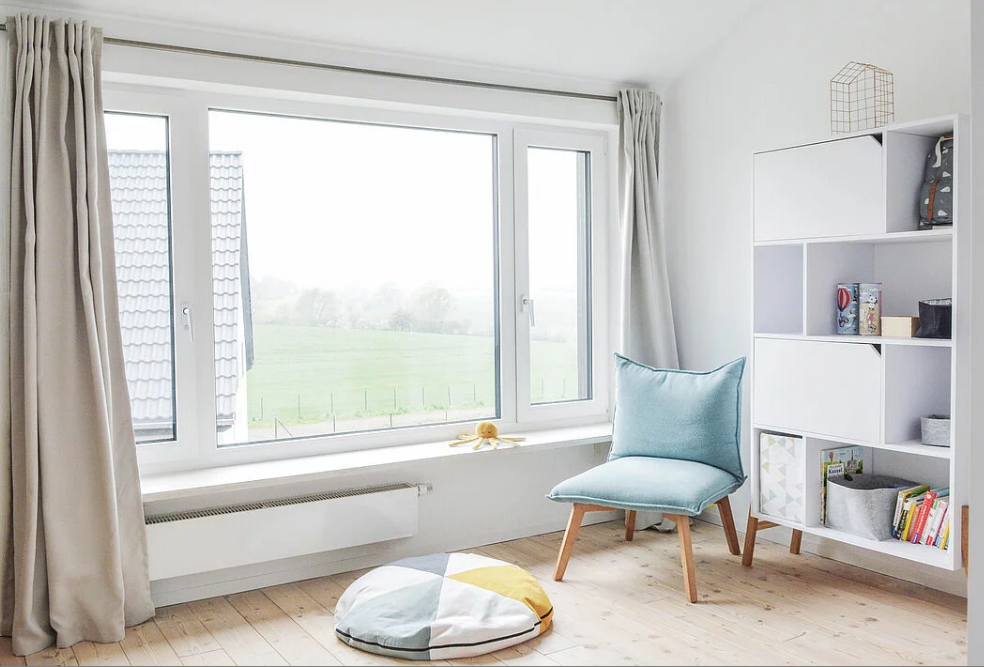 Open Plan Childrens Play Room Painted with Keim Ecosil-ME sustainable Emulsion