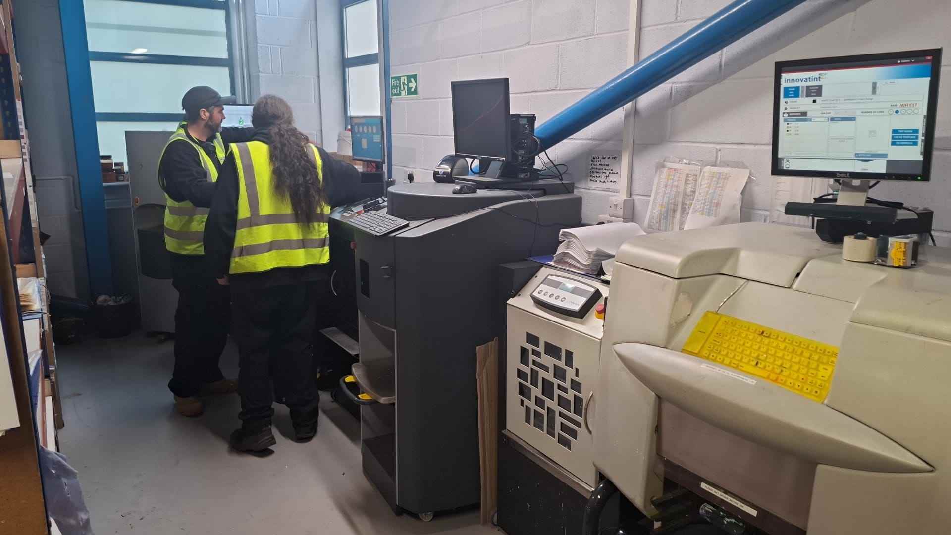 Beeck Mixing Machine, with our Earthborn Paints, Graphenstone and eico machines