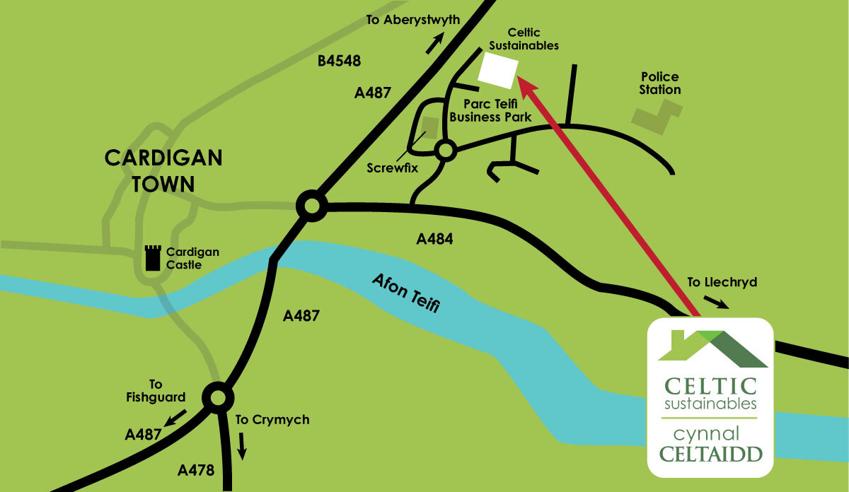 Location Map - Celtic Sustainables
