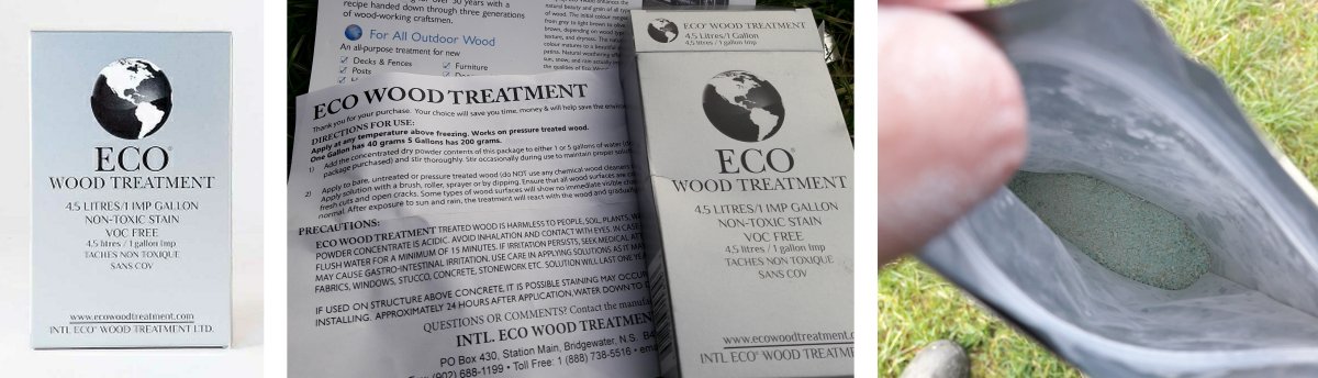 ECO Wood Treatment Packagin and Contents