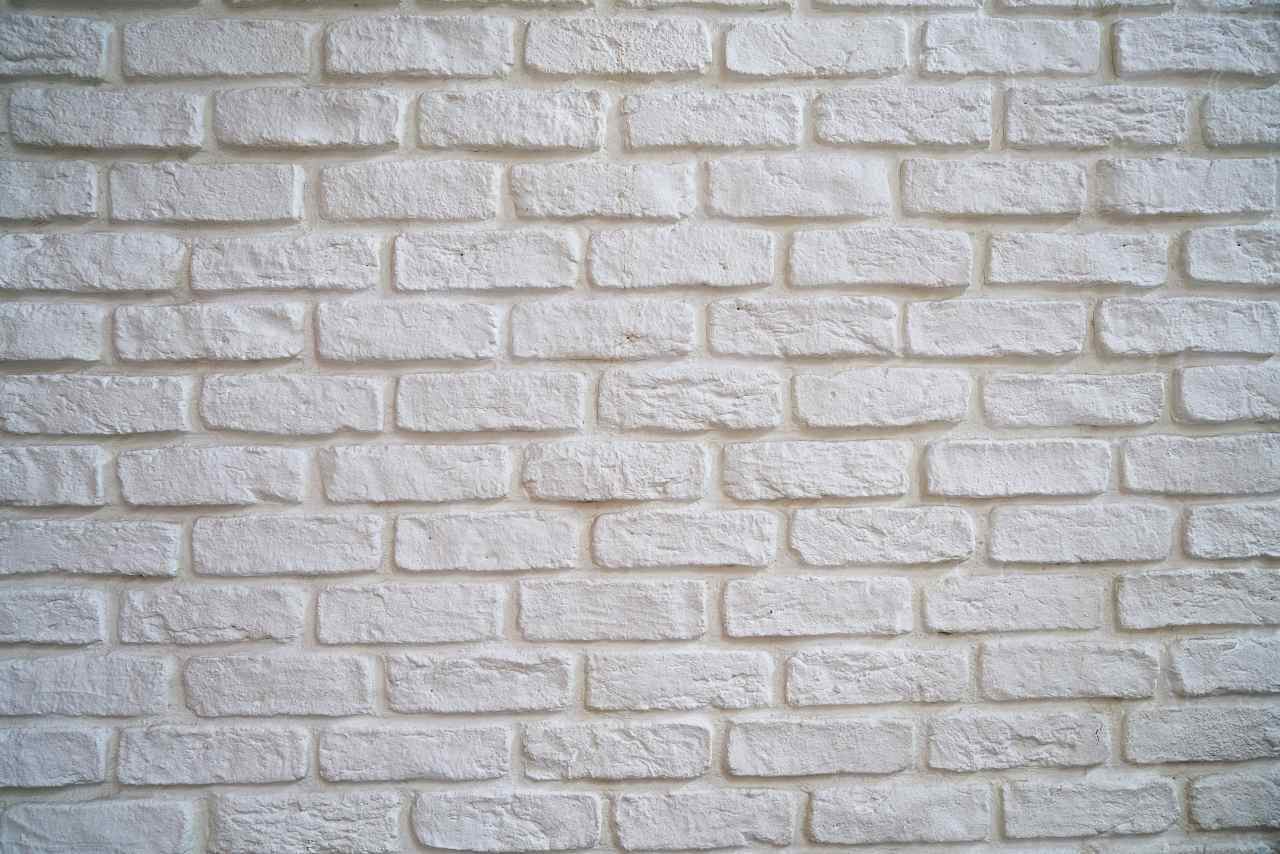 A Whitewashed Brick Wall