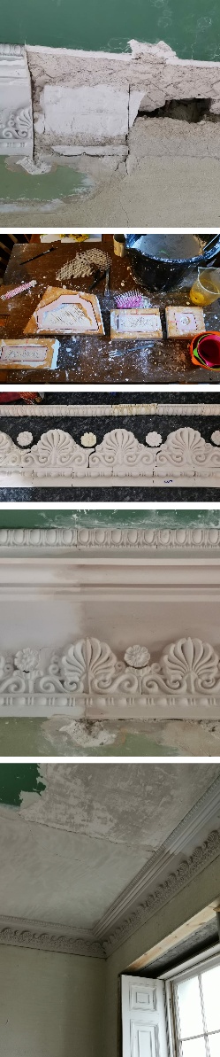 How to repair decorative cornice mouldings Step by Step