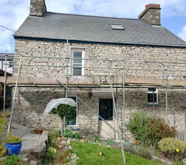 Stone Cottage Renovation using Celtic Sustainables Lime Products and Limewash