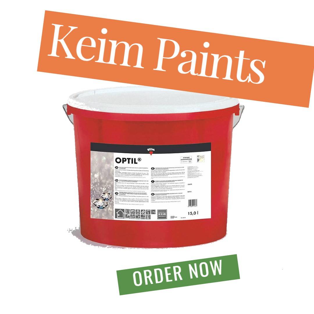 Keim silicate paints available from Celtic