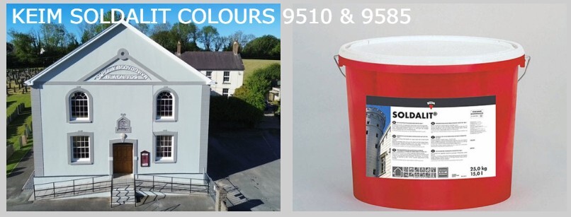 Keim paints used on this old welsh chapel