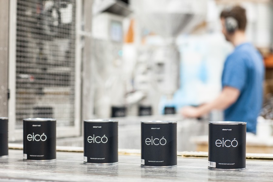 Eico paint samples in production 