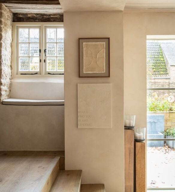 A beautiful lime plastered wall by Lime Green