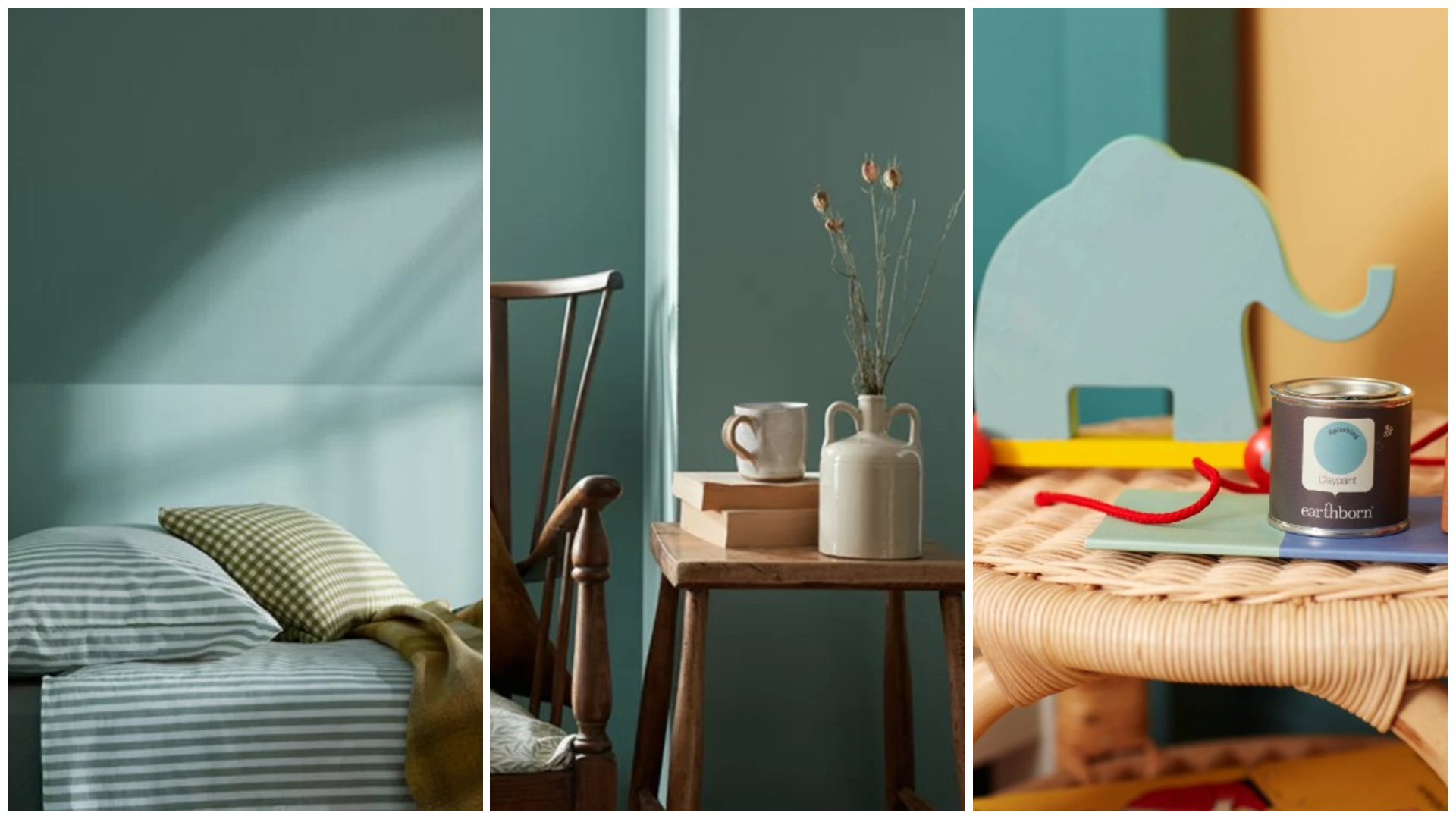 Splashing Claypaint in bedroom