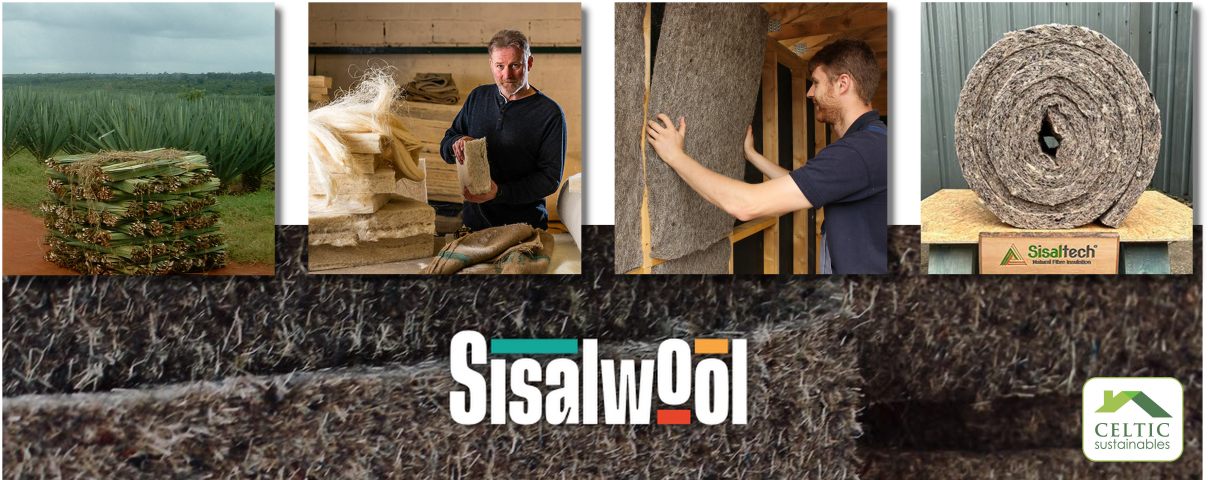 Sisalwool Insulation by SisalTech available at Celtic Sustainables