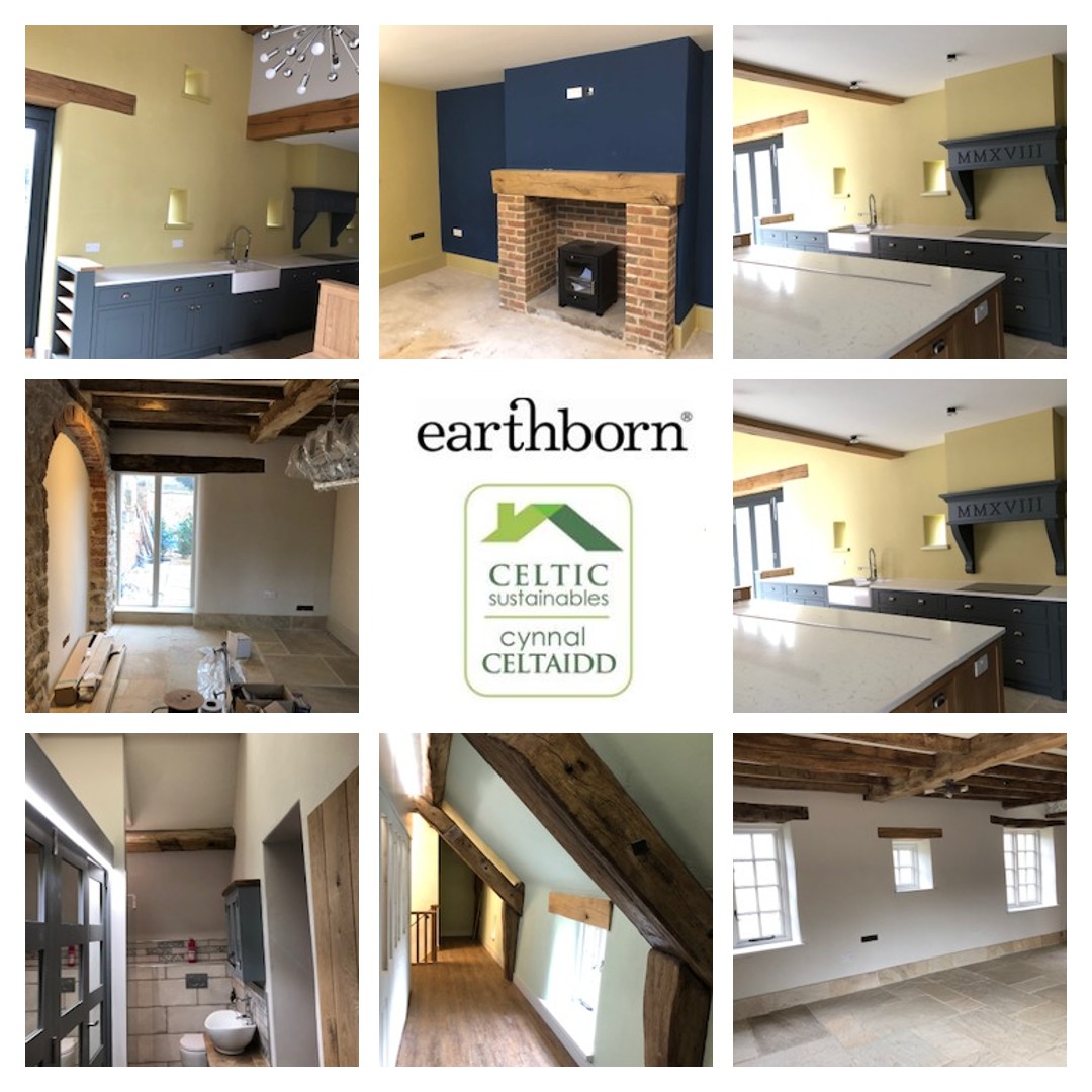 Earthborn renovation in claypaint 