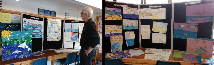 Runners up in the Art Competion by Primary Schools in the Cardigan Bay area.