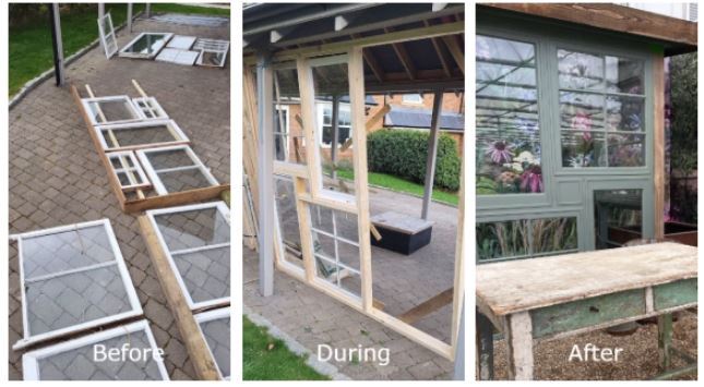 Relciaming old wooden windows to be repainted with Graphenstone paint