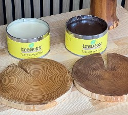 Traditional Wood Wax Polish is available in Clear and Dark Brown options