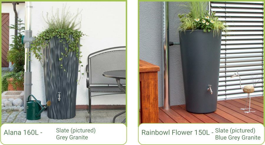Water Butts with Integrated Planters